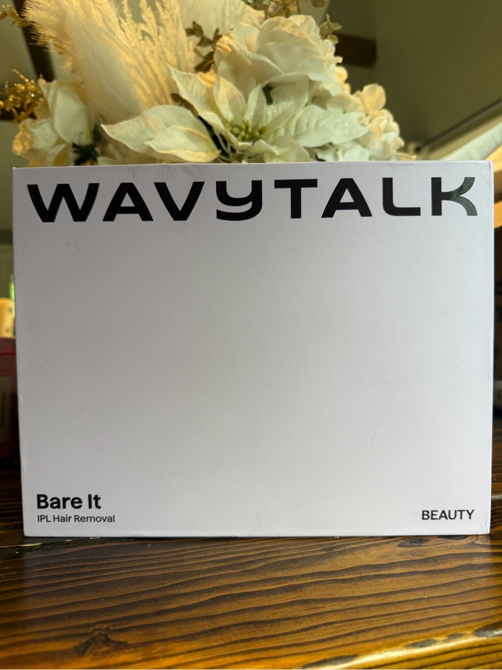 Wavytalk Bare It IPL Hair Removal Device - color white  NEW IN BOX